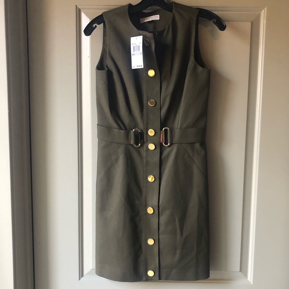 Michael kors army green dress